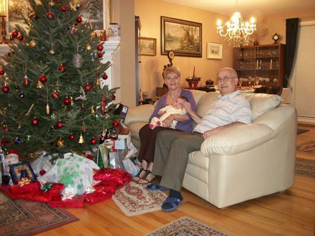 Noel 2010, avec mes Grands Parents